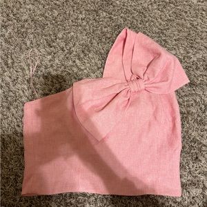 Pink dressy top